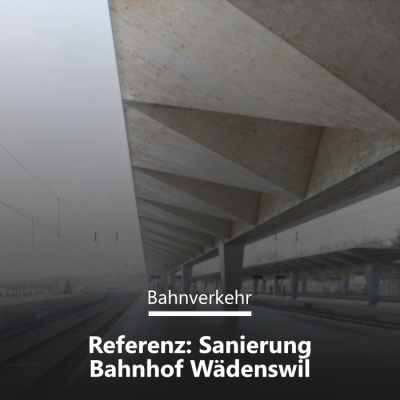Referenz: Sanierung Bahnhof Wädenswil (ZH)